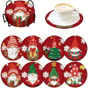 Diamond Painting Onderzetters - Kerst